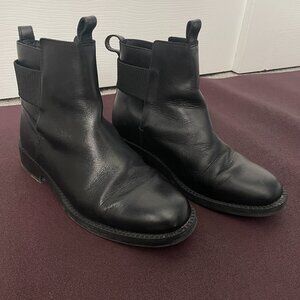 COS Black Leather Chelsea Ankle Boots EU 39 / 8.5